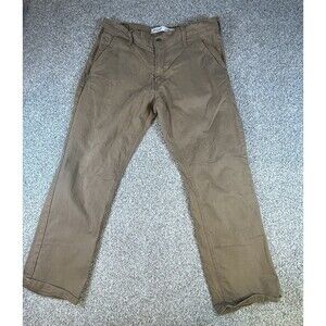 Signature Levi Strauss & Co Pants Mens 34x30 Khaki S67 Athletic Fit Chino Casual